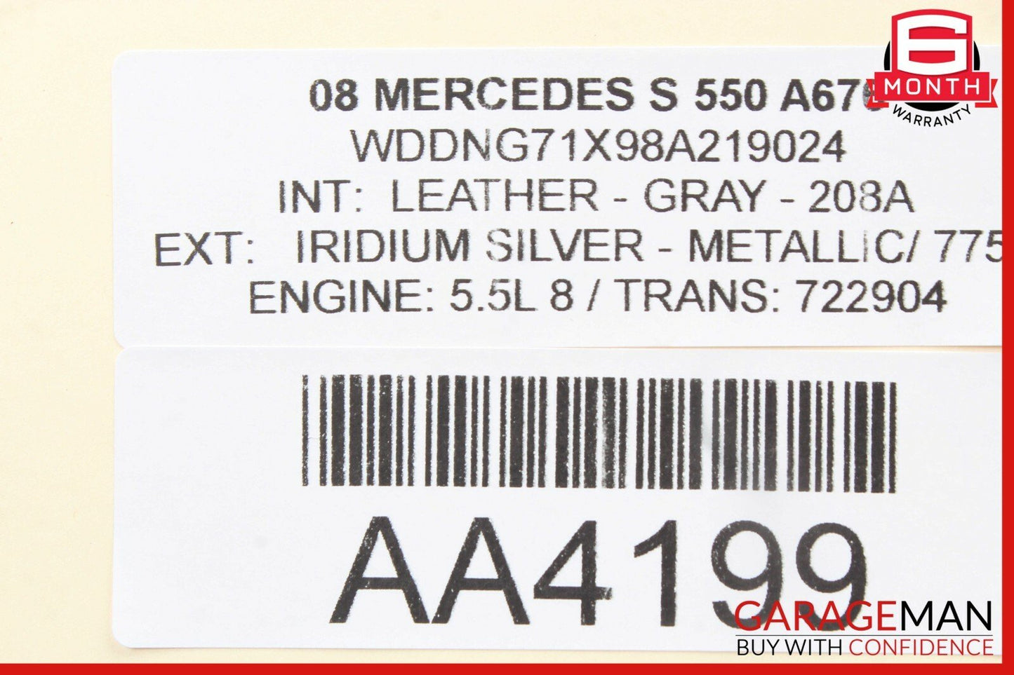 07-14 Mercedes W216 CL500 S550 A/C AC Heater Climate Control Switch Module OEM