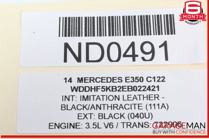 08-18 Mercedes W212 E350 Front Left Driver Side Seat Control Module OEM