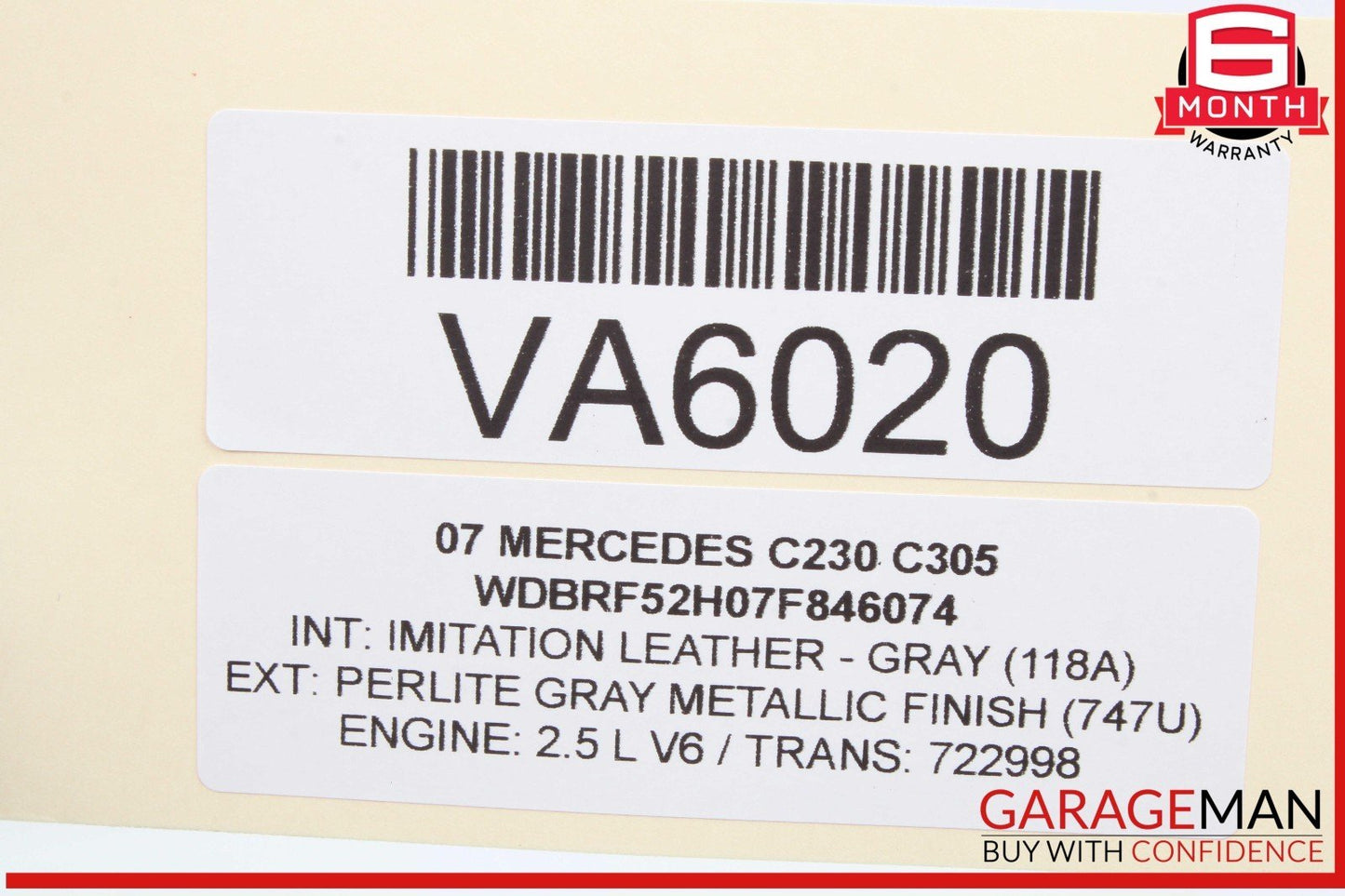 01-07 Mercedes W203 C230 Front Left Side Door Control Module 2038201585 OEM