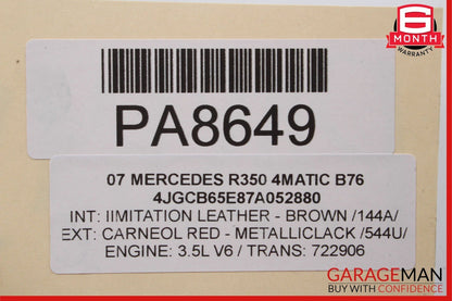 06-13 Mercedes ML350 R350 GL550 GL450 Trans Transmission Transfer Case Gear Box