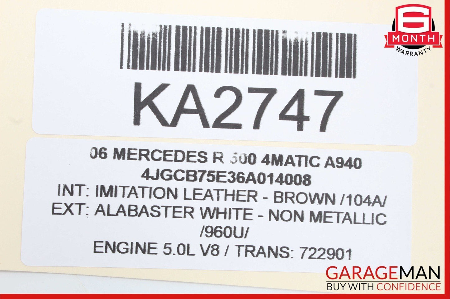 06-10 Mercedes W251 R320 R500 Center Dashboard Hazard ESP Control Switch OEM