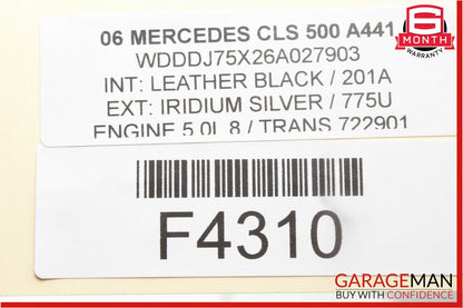 06-11 Mercedes W219 CLS500 CLS55 AMG Interior Rear View Mirror Auto Dimming Grey