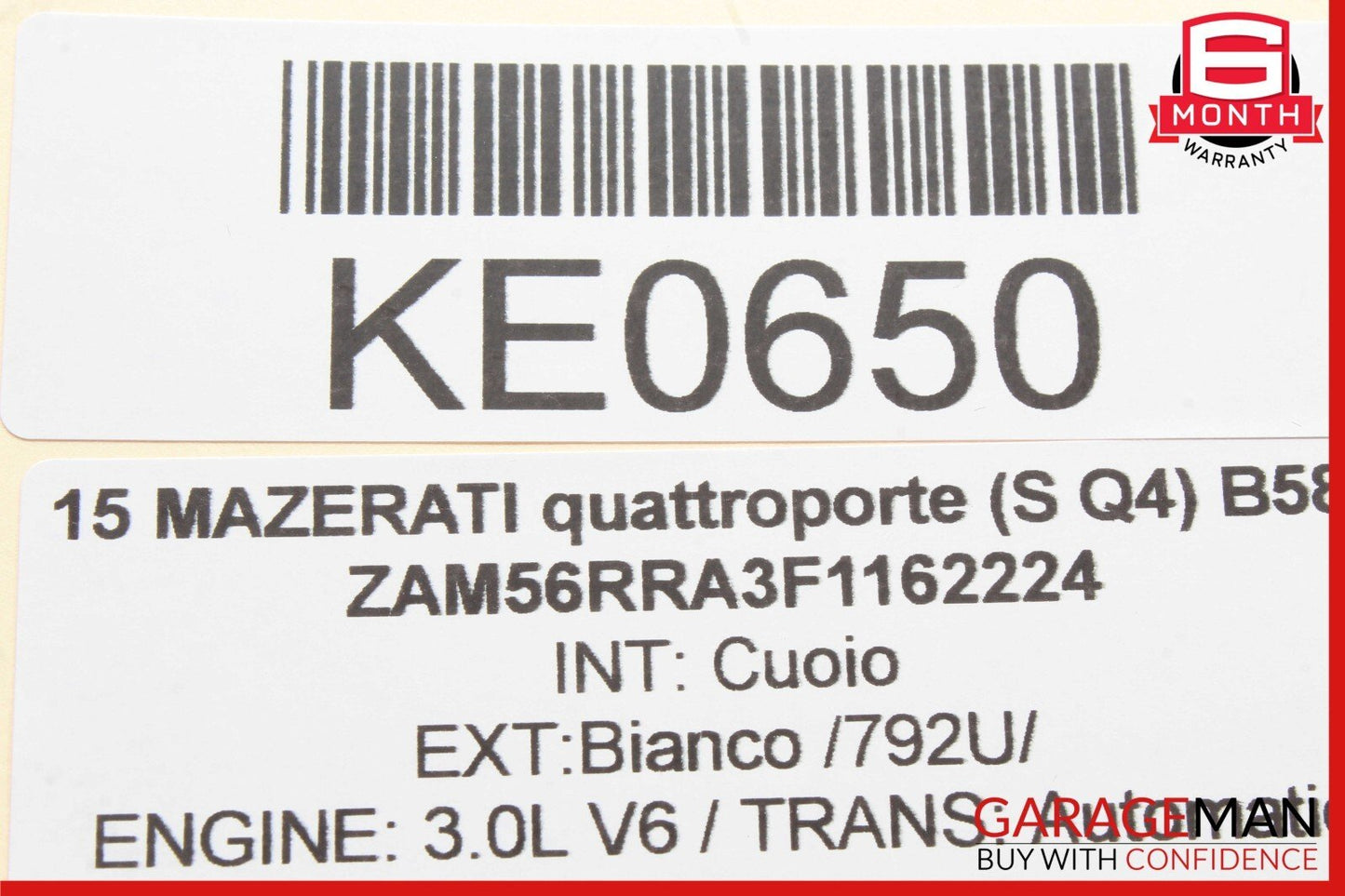 13-17 Maserati Quattroporte ECU ECM Engine Computer Control Module Unit OEM