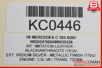 08-14 Mercedes W204 C350 C250 Front Right Door Lock Latch Actuator OEM