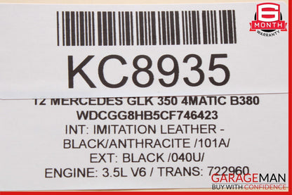 10-13 Mercedes X204 GLK350 Rear Left Side Exterior Door Handle Assembly OEM