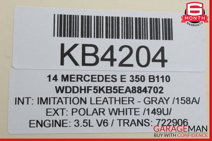 08-16 Mercedes W204 E350 C63 AMG Front Right Passenger Door Lock Latch Actuator