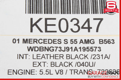 00-06 Mercedes W220 S55 Pressure Relief Valve ABC Hydraulic Suspension OEM