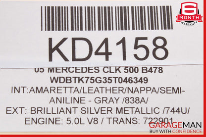 03-09 Mercedes W209 CLK500 CLK350 Front Left Side Door Window Regulator Motor