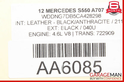 07-14 Mercedes W221 S550 S600 Front Right Keyless Go Door Lock Latch Actuator
