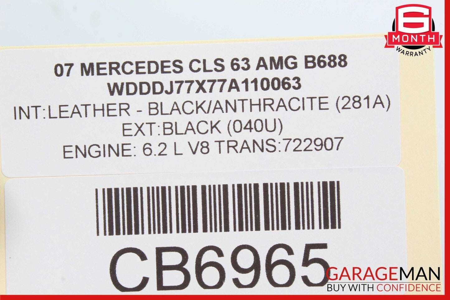 06-11 Mercedes W219 CLS63 CLS55 AMG Front Left Door Tweeter Speaker Trim OEM