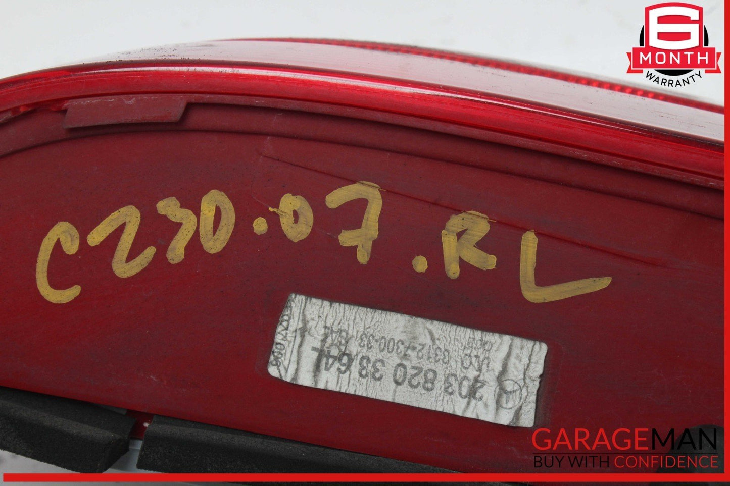 05-07 Mercedes W203 C230 Rear Left Driver Side Taillight Tail Light Lamp OEM