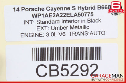 11-18 Porsche Cayenne 958 Front Right Passenger Side Door Window Regulator Motor