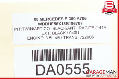 03-09 Mercedes W211 E320 E350 E500 Front Right Side Exterior Door Handle Gray