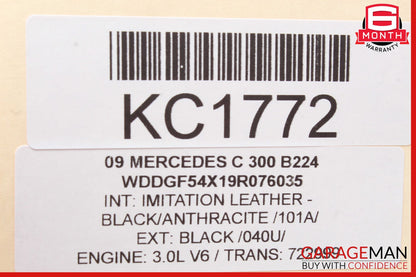 08-11 Mercedes W204 C300 C350 Rear Left Driver Side Exterior Door Handle OEM