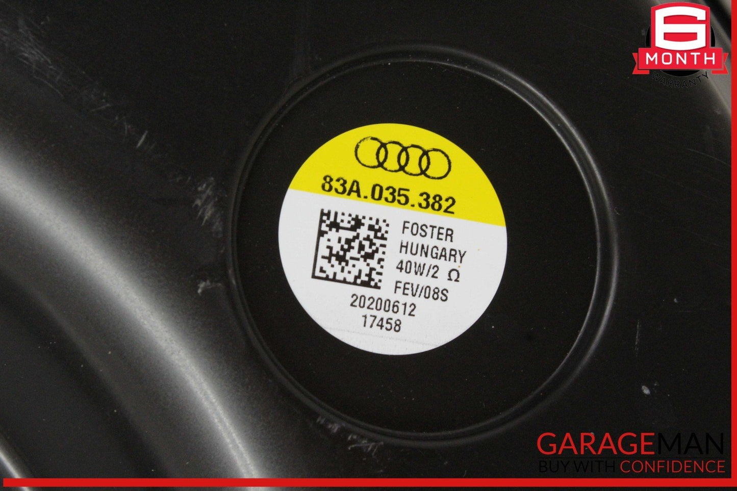 19-24 Audi Q3 Rear Subwoofer Sub Woofer Audio Speaker Bass Box 83A035382 OEM