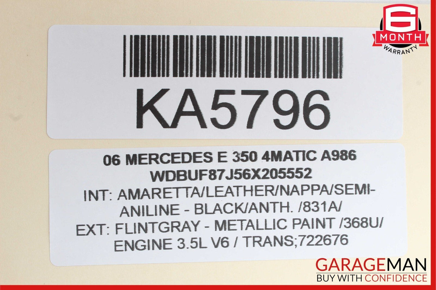 03-09 Mercedes W211 E350 4Matic Front Left Side Door Control Module OEM