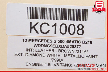 07-13 Mercedes W221 S550 CL550 Dash Cluster Control Switch Controller Assembly
