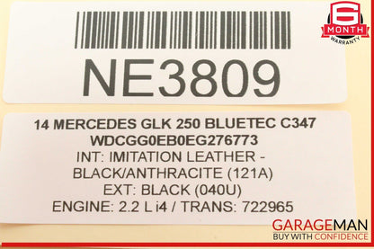 08-18 Mercedes X204 GLK250 Bluetec Front Left Side Seat Control Module Unit OEM