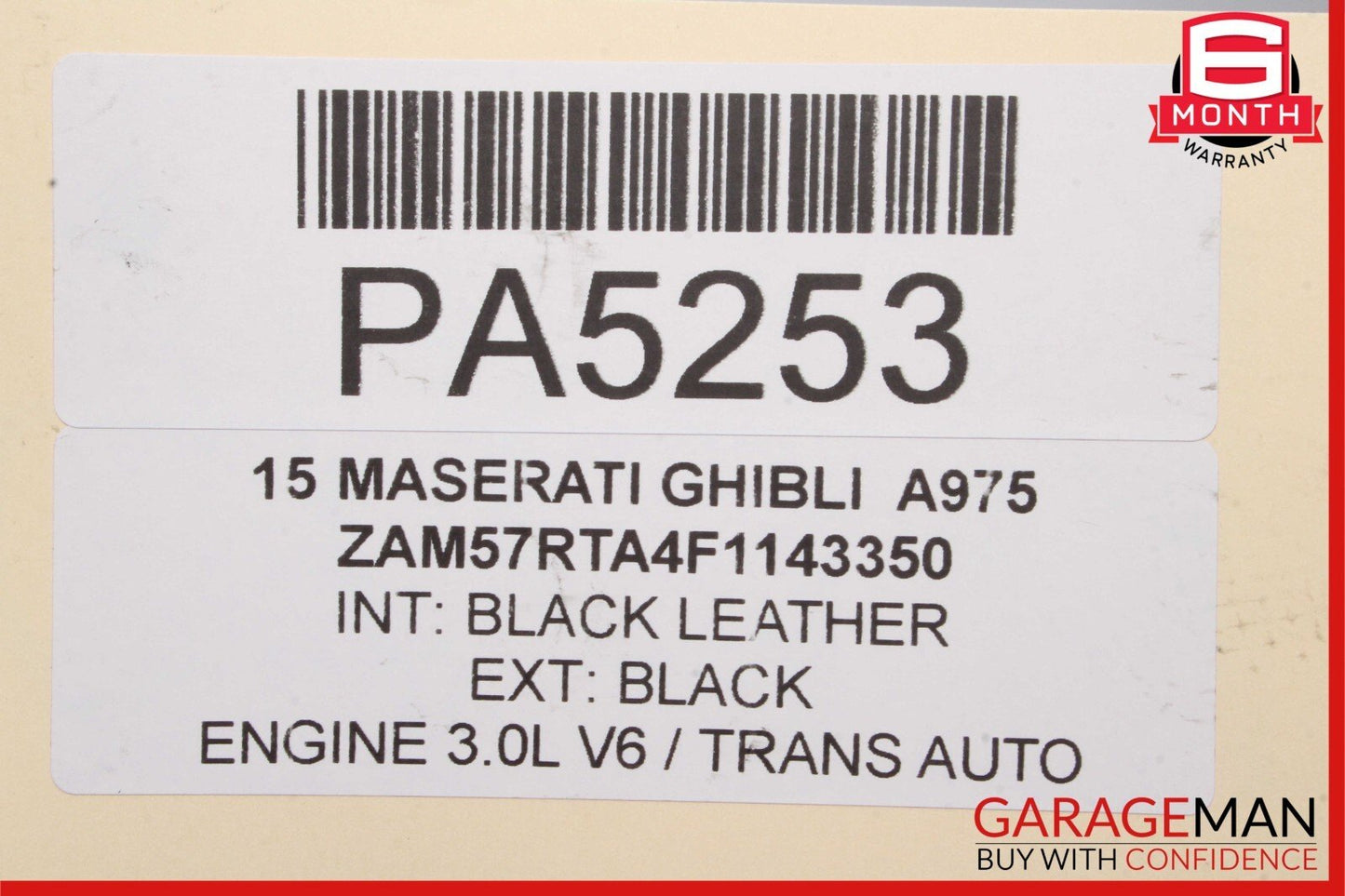 14-17 Maserati Ghibli Q4 AWD Auto Trans Automatic Transmission Assembly OEM 70k