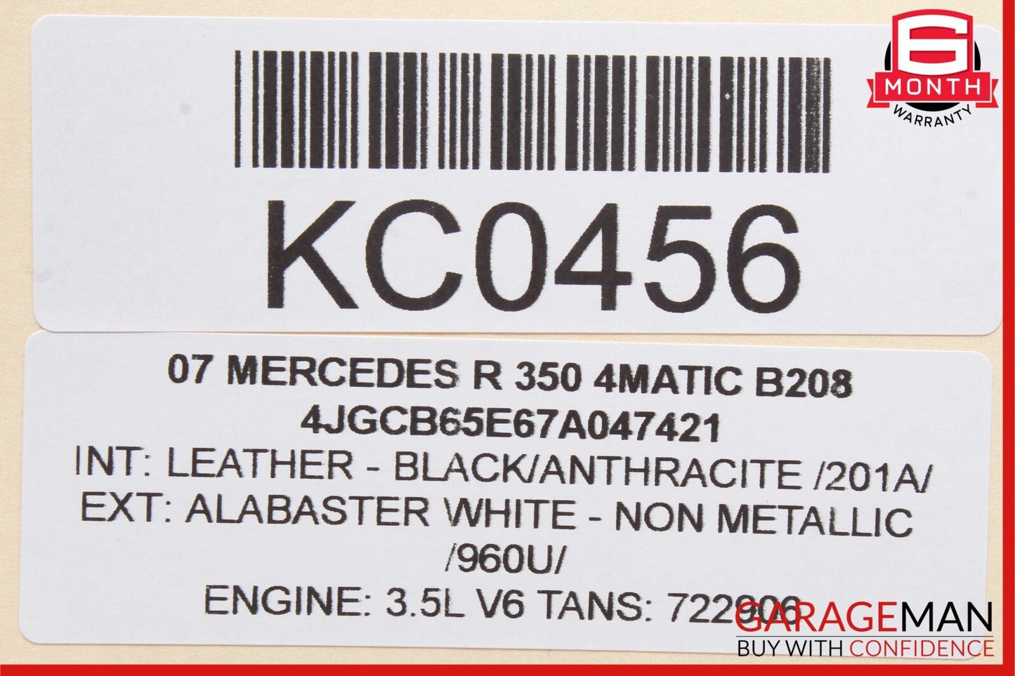06-13 Mercedes W251 R350 CLS550 E350 TPMS Tire Pressure Control Module Unit OEM