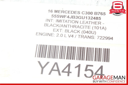 15-18 Mercedes W205 C300 GLC300 M274 Engine Starter Motor OEM
