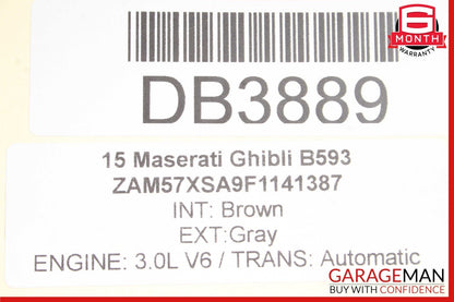14-17 Maserati Ghibli Rear Prop Propeller Driveshaft Drive Axle Shaft Assy RWD