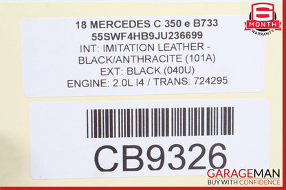 15-20 Mercedes W205 C350e GLC300 C400 Headlight Switch Control 2059056500 OEM