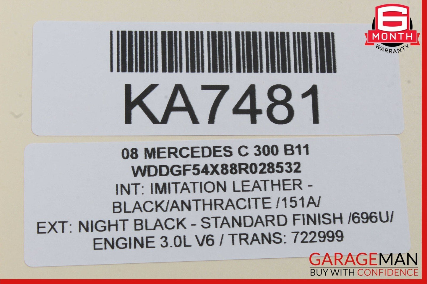 08-14 Mercedes W204 C300 Front Left Driver Side Door Window Regulator Motor OEM