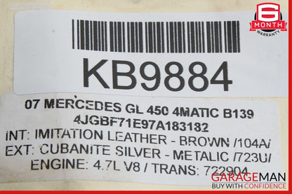 06-12 Mercedes X164 GL450 4MATIC Rear Left Quarter Window Regulator Motor OEM