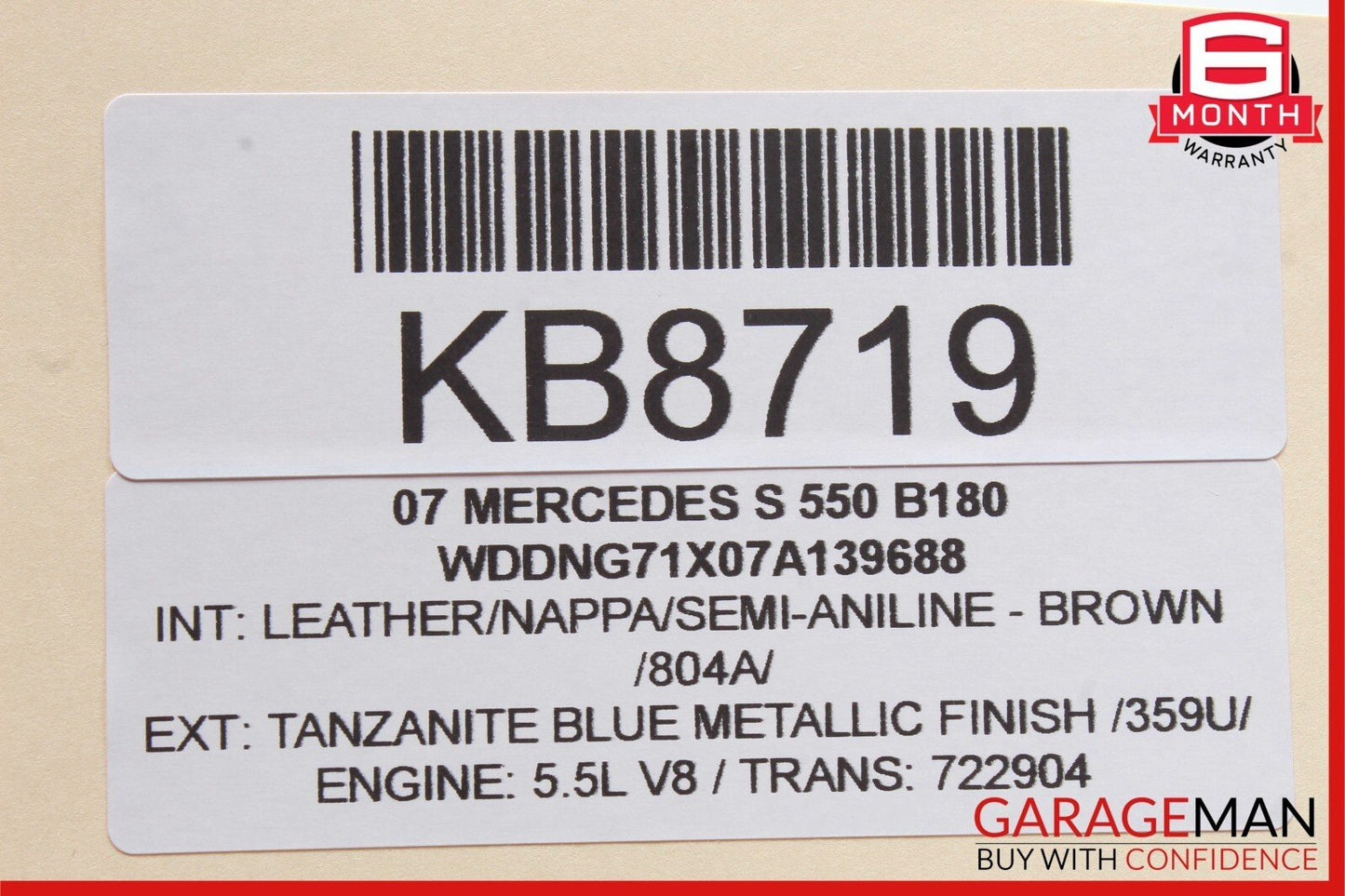 07-09 Mercedes W221 S450 S550 Navigation Head Unit Command CD Audio Player OEM