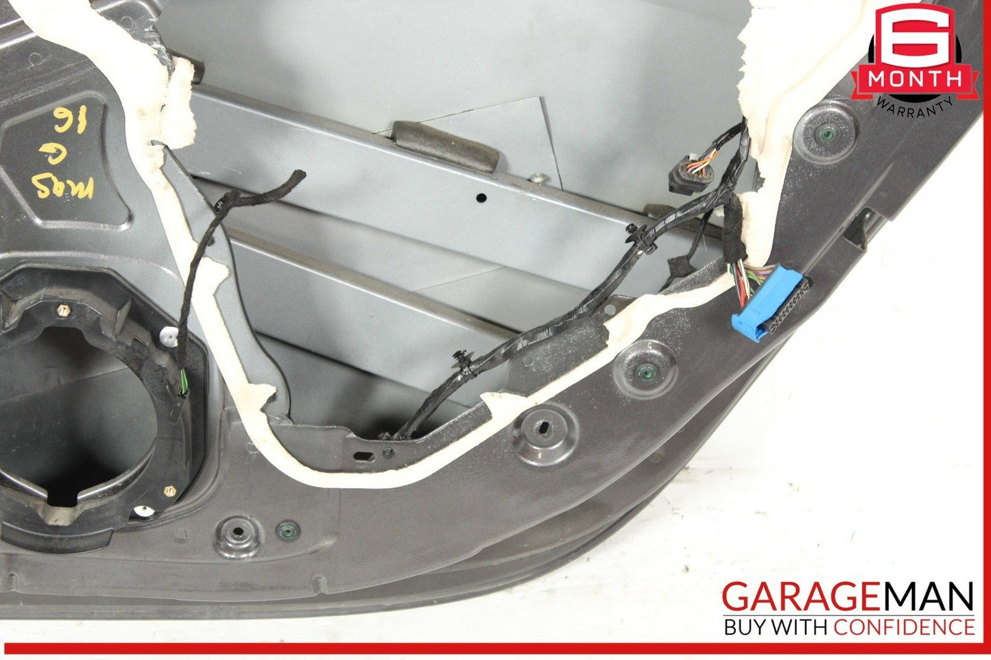 14-22 Maserati Ghibli M157 Rear Right Side Door Shell Frame Panel Gray OEM