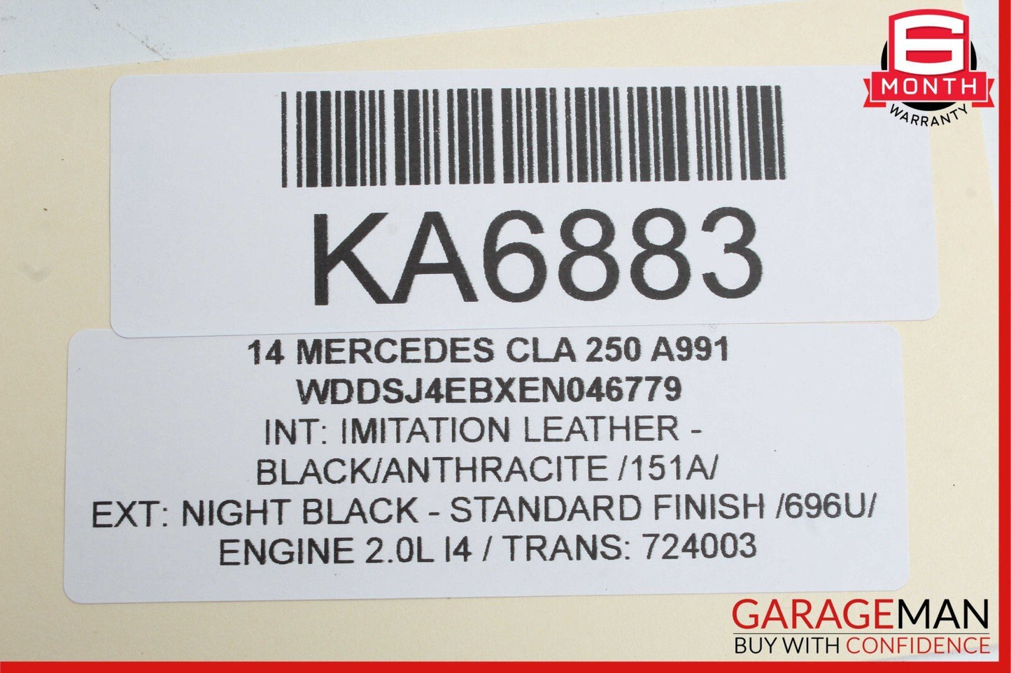 2014 Mercedes W117 CLA250 Silentblock Suspension Wheel Arm 2463530043 OEM