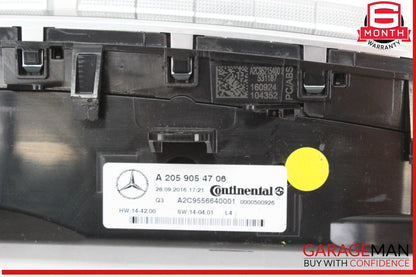 15-20 Mercedes W205 C300 C350e C400 A/C AC Heater Climate Control Switch OEM
