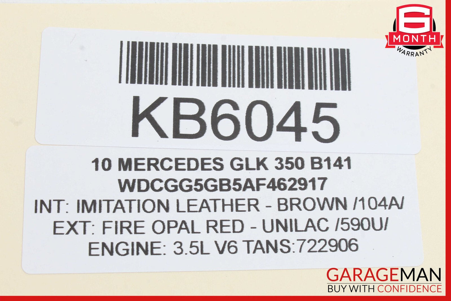 08-15 Mercedes X204 GLK350 C250 Rear Right Side Door Lock Latch Actuator OEM