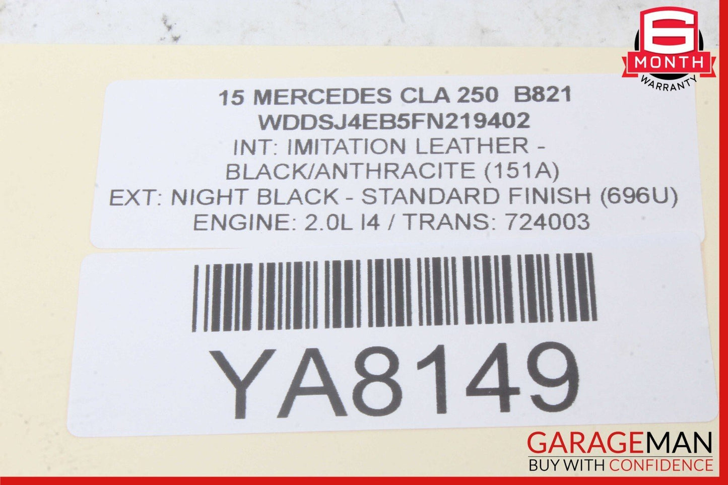14-18 Mercedes W117 CLA250 Center Dash Radio CD Player Trim Bezel Cover OEM
