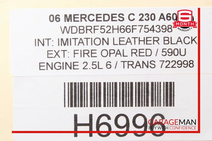 01-08 Mercedes C230 SL500 CLK320 Anti Theft Alarm Module 2118209126 OEM