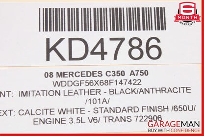 08-15 Mercedes W204 C350 C300 Rear Door Audio Sound Speaker 2048206202 OEM