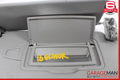 12-16 Mercedes X166 GL450 ML400 Sun Visor Sunvisor Right Passenger Side Gray OEM