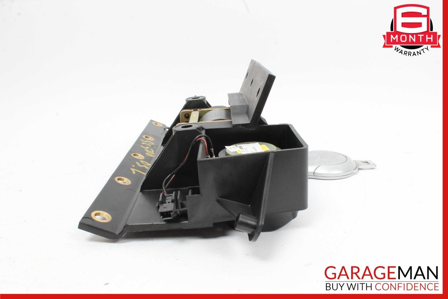 03-08 Mercedes R230 SL500 Rear Left Luggage Seatbelt Retractor Speaker Black OEM