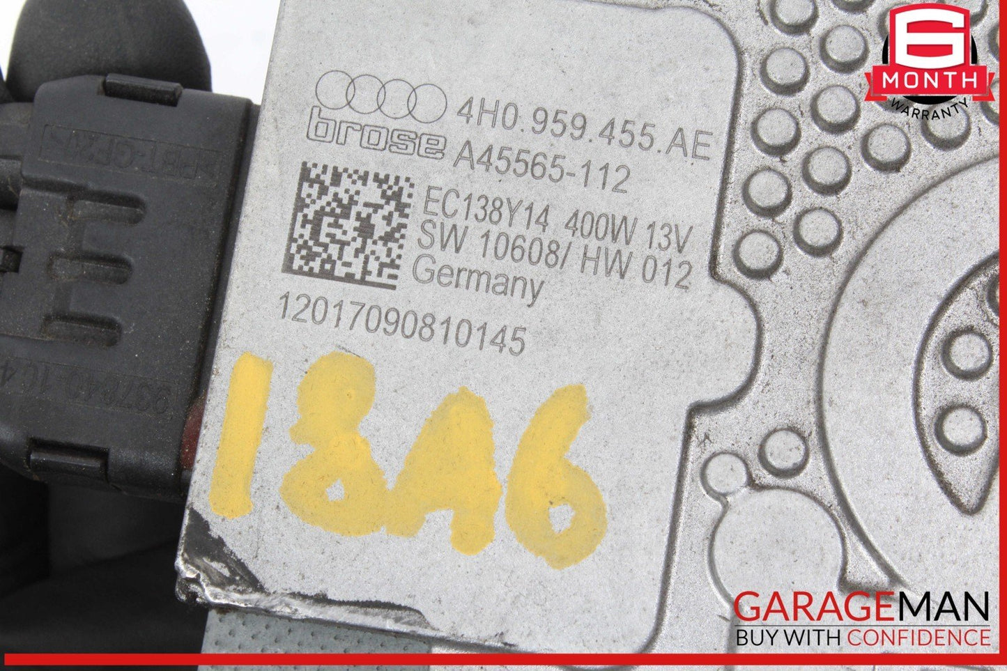12-18 Audi A6 A7 Right Side Electric Cooling Fan Motor Brose 4H0959455AE OEM