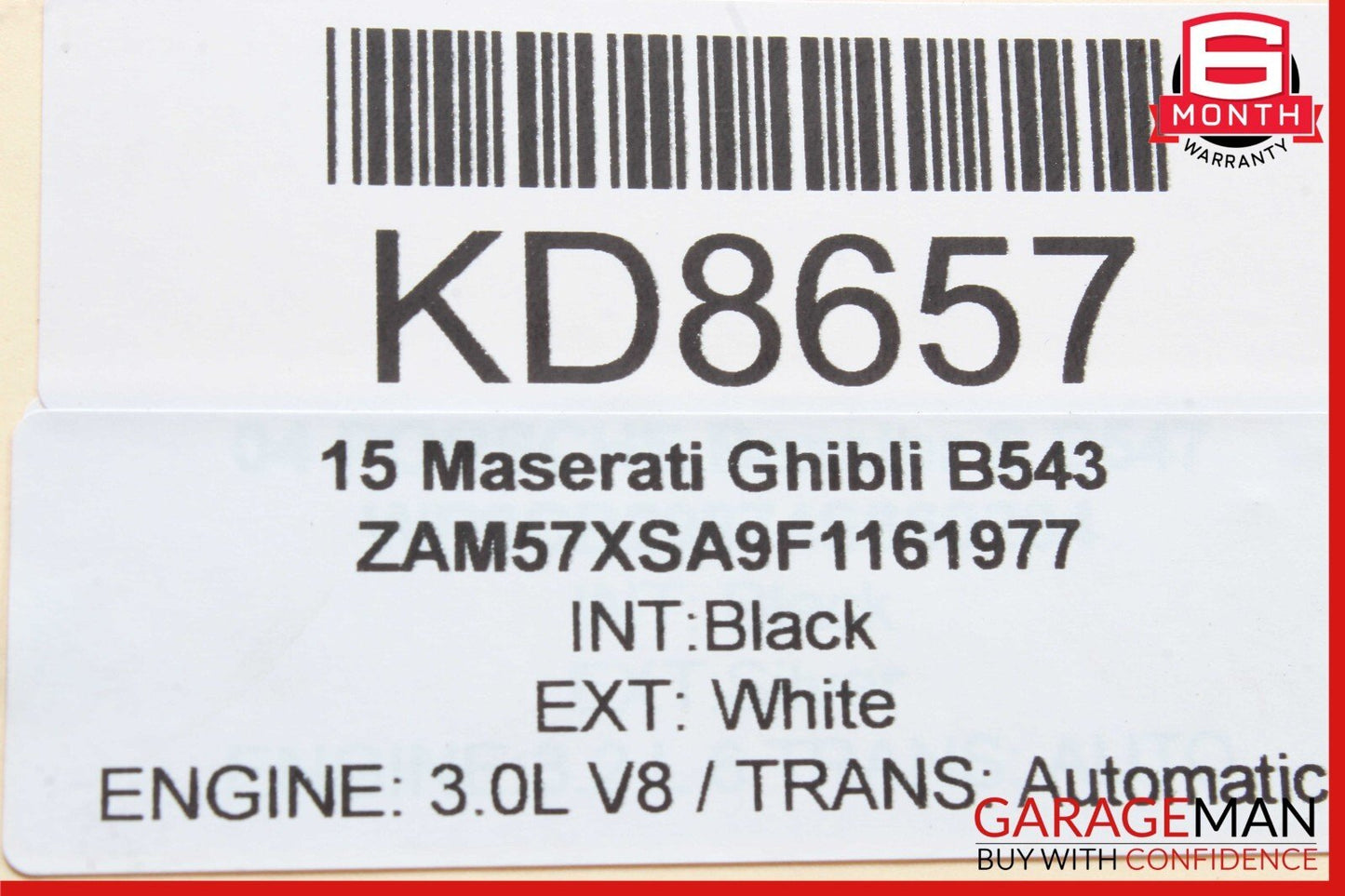 14-17 Maserati Ghibli M157 ECU ECM Engine Computer Control Module Unit