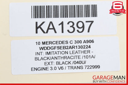 10-11 Mercedes W204 C300 C350 C250 Front Left Side Rear View Door Mirror Black
