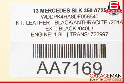 10-16 Mercedes R172 SLK350 Coupe Rear Left Side Door Window Regulator Motor Unit