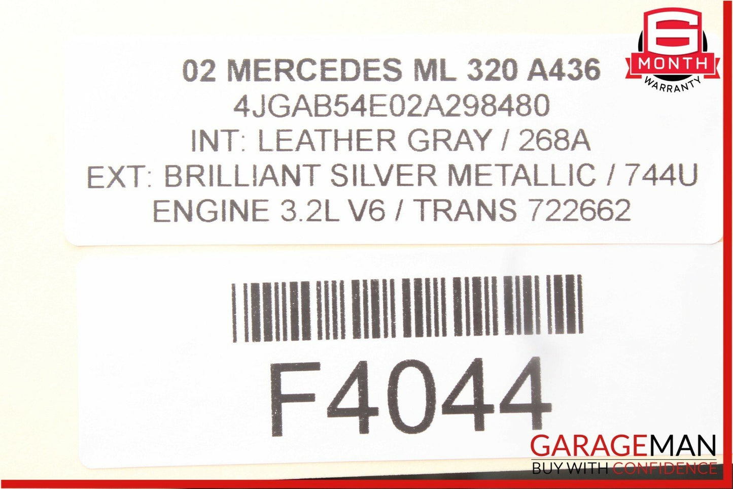 98-05 Mercedes W163 ML320 ML500 Rear Right Side Lower Control Arm OEM