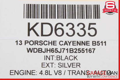 11-14 Porsche Cayenne 958 Front Right Side Mirror Rear View Door Silver