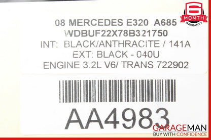 03-09 Mercedes W211 E320 Front Right Passenger Side Door Lock Latch Actuator OEM