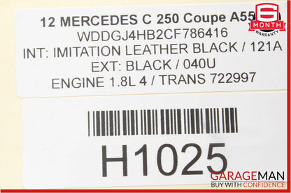 08-14 Mercedes W204 C250 Rear Right / Left Side Upper Suspension Control Arm