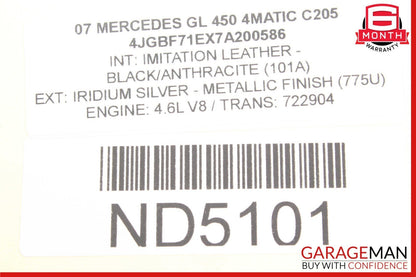07-12 Mercedes X164 GL450 4MATIC ECU ECM Engine Control Module Unit 2731534879