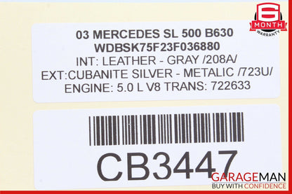 03-12 Mercedes R230 SL500 Rear Right or Left Side Suspension Upper Control Arm