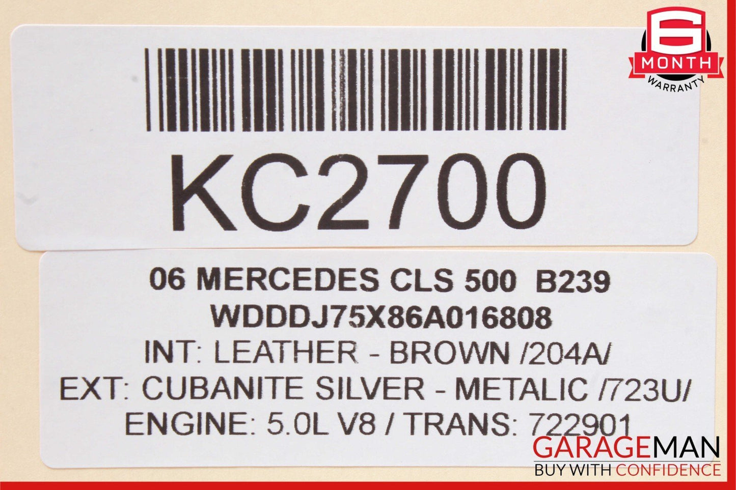06-11 Mercedes W219 CLS500 Front Right Side Door Computer Control Module Unit